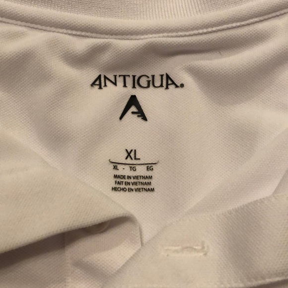 Antigua • Texas Rangers White Polo Shirt - XL - Picture 9 of 12